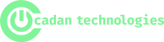 Cadan Technologies' green, transparent logo